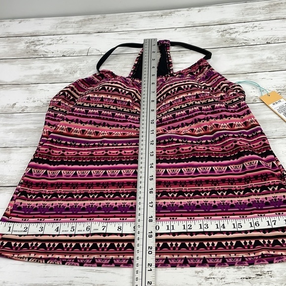 TANKINI TOP SZ M NWT MULTI COLOR - Picture 4 of 7